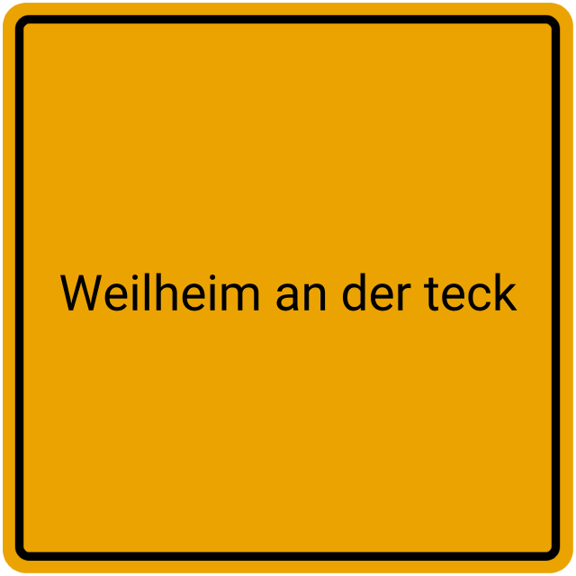 Meldebestätigung Weilheim an der Teck